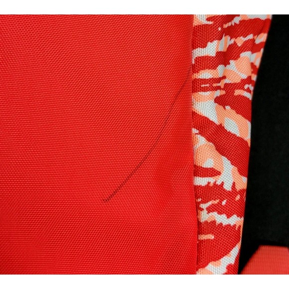 Jansport Teen Adult 17.5" Backpack WILD AT HEART Red White Zebra Stripes VGC! - Picture 13 of 15